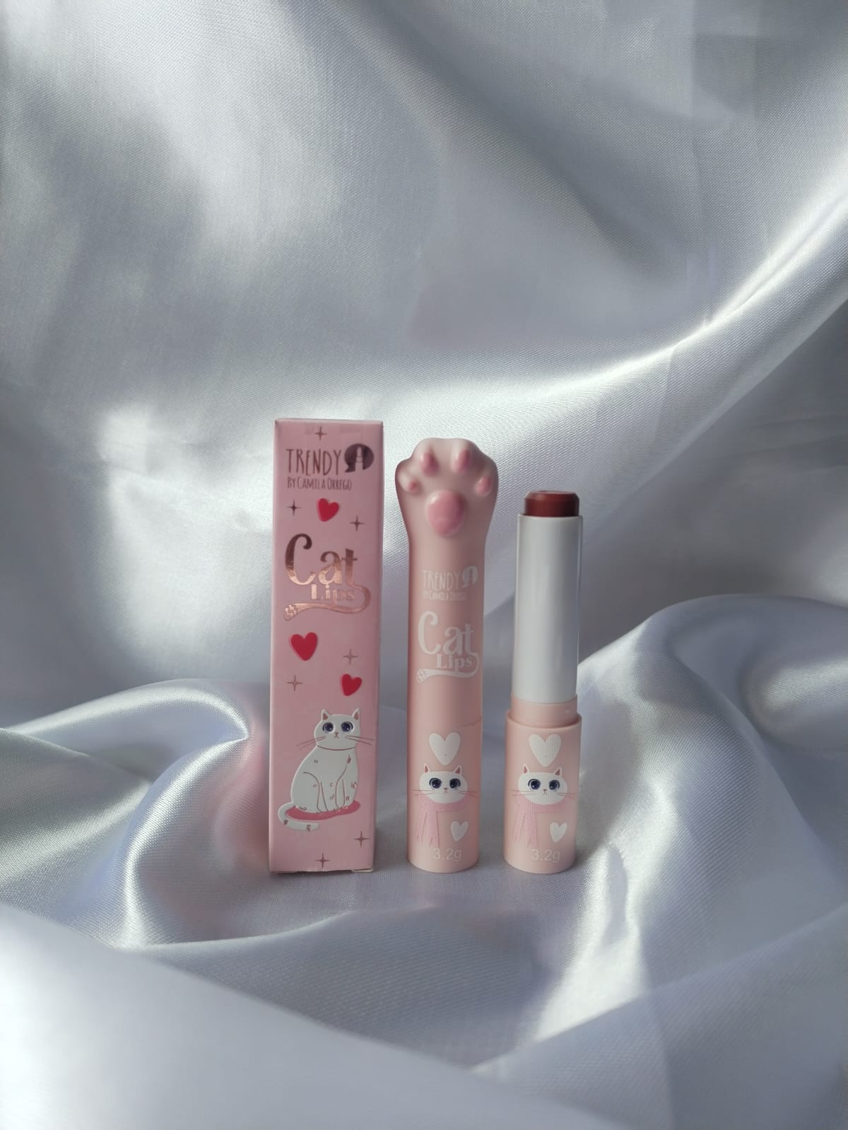 🐱💖 Labial Cat Lips – Bálsamo Glow con Corazón ✨💋